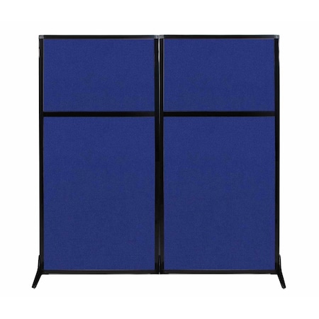 Versare Work Station Screen 66" x 70" Royal Blue Fabric 1841205
